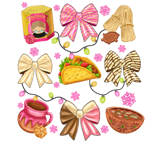 Fiesta Food and Bow